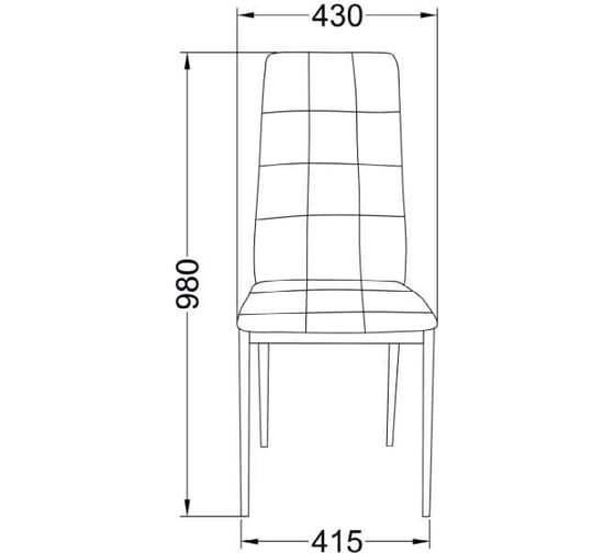 Стул AKS Home SKY, кремовый APU-003/хром 58763