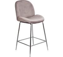 Барный стул AKS Home TREND, бежевый велюр HLR 09/хром 72378