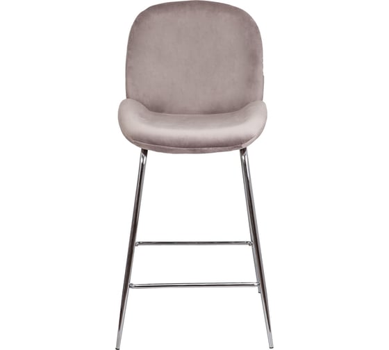 Барный стул AKS Home TREND, бежевый велюр HLR 09/хром 72378