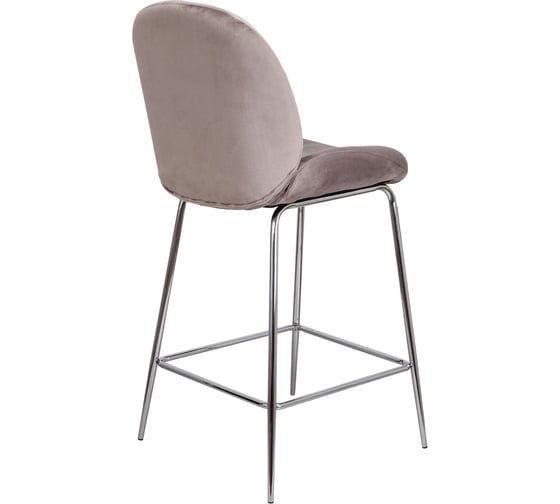 Барный стул AKS Home TREND, бежевый велюр HLR 09/хром 72378
