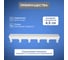 Навесная вешалка на дверь REXANT 6 крючков, белый 38-0644 3