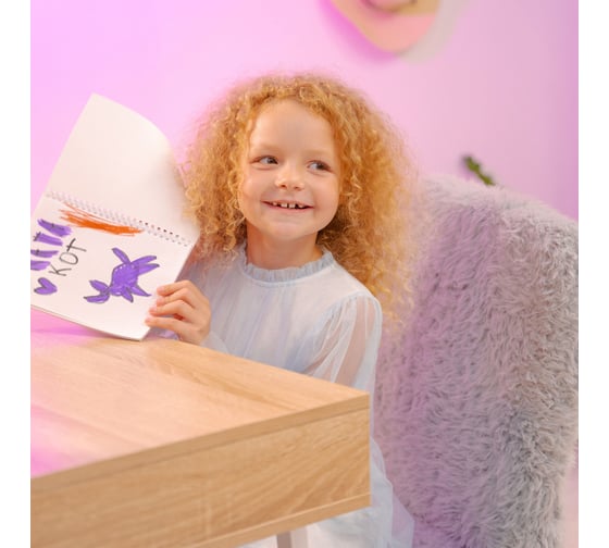 Поворотное кресло AKS Home FLUFFY, искусственный мех, серый 86382