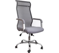 Поворотное кресло AKS Home GRID B, ткань, сетка, серый 69797