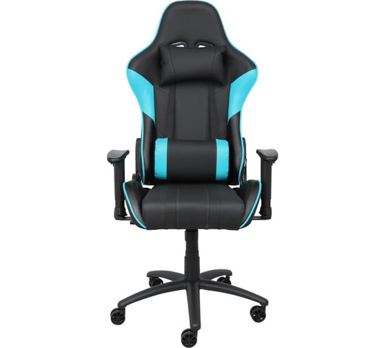 Поворотное кресло AKS Home IRON, бирюзовый, черный 73337