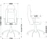 Поворотное кресло AKS Home IRON, салатовый, черный 75220 9