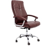 Поворотное кресло AKS Home MARSEL, CHROME, ECO, коричневый бриллиант 79704