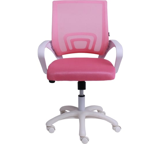 Поворотное кресло AKS Home RICCI NEW, WHITE розовый 91964