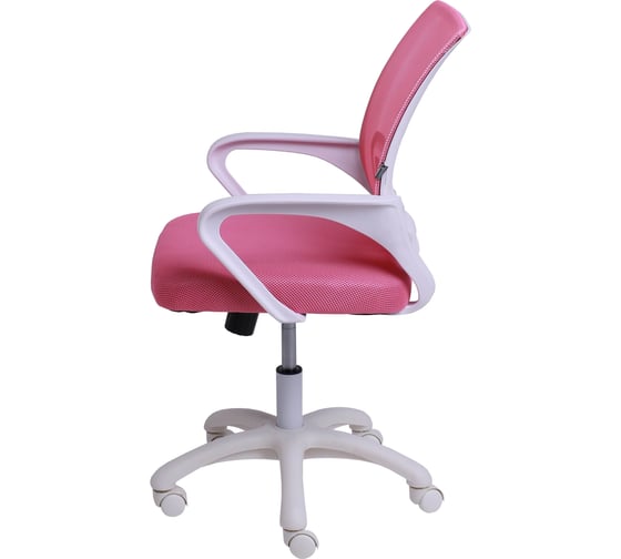 Поворотное кресло AKS Home RICCI NEW, WHITE розовый 91964