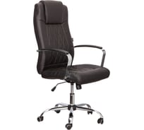 Поворотное кресло AKS Home TEODOR, CHROME, ECO чёрный 58883