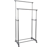 Вешало Zenfort hg22b двойное, 80x43x97-170 cм, хром/серый 180052