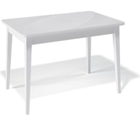 Стол KENNER 1100 M, белый/стекло белое глянец 326486
