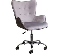 Поворотное кресло AKS Home BELLA, велюр серый 61453