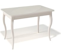 Стол KENNER 1100 C, крем/стекло крем глянец 326488