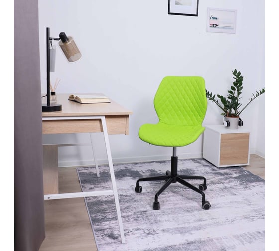 Поворотное кресло AKS Home DELFIN, ECO ткань, салатовый 69735