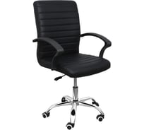 Поворотное кресло AKS Home JAMES, ECO, черный 80026