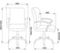 Поворотное кресло AKS Home JAMES, ECO, черный 80026 7