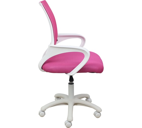 Поворотное кресло AKS Home RICCI, WHITE розовый 74986