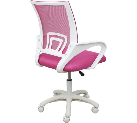 Поворотное кресло AKS Home RICCI, WHITE розовый 74986