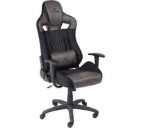 Поворотное кресло AKS Home ROYAL, велюр замша, коричневый черный 85992