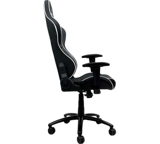 Поворотное кресло AKS Home SPIDERMAN, ECO, черный белый 80352
