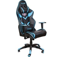 Поворотное кресло AKS Home VIPER, ECO, чёрный синий 45705