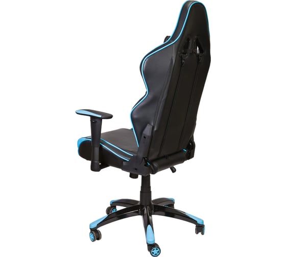 Поворотное кресло AKS Home VIPER, ECO, чёрный синий 45705