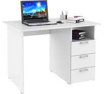 Письменный стол BONMEBEL с ящиком 1100 дуб крафт белый 06.207.1/131