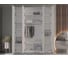 Распашной шкаф ADETA Пакс Фардал 31 gold ИКЕА paks-1253256-180-300-65 4