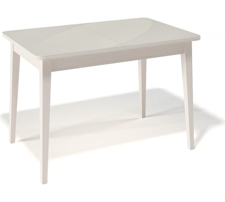 Стол KENNER 1100 M, крем/стекло крем сатин 326479