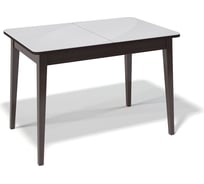 Стол KENNER 1100 M, венге/стекло белое глянец 326484