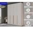 Распашной шкаф ADETA Пакс Фардал 31 gold ИКЕА paks-1253256-240-280-60 7