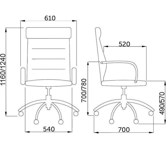 Поворотное кресло AKS Home ALEXANDER, CHROME, ECO крем 29479