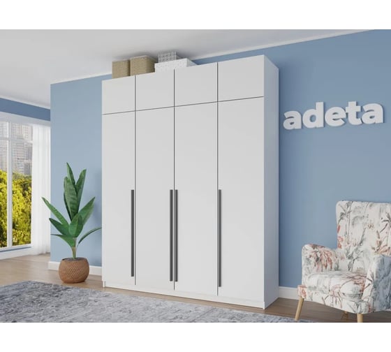 Распашной шкаф ADETA Пакс Фардал 31 white ИКЕА paks-2209471-230-290-60