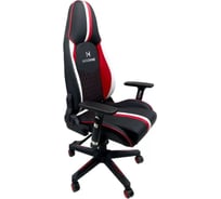 Поворотное кресло AKS Home BOLID, ECO, черный белый красный 80349