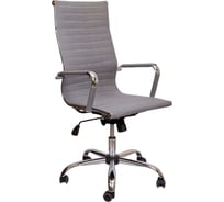 Поворотное кресло AKS Home ELEGANCE CHROME, ткань серый 46309