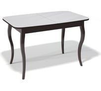 Стол KENNER 1200 C, венге/стекло крем глянец 326470