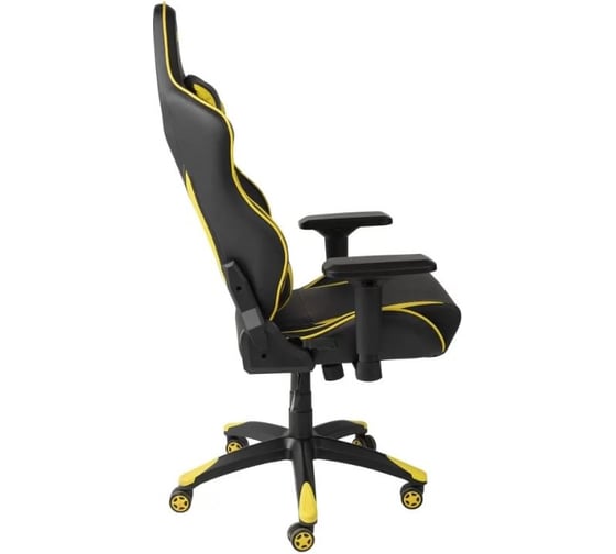 Поворотное кресло AKS Home RAPTOR, ECO, черный желтый 45722