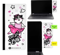 Панель на монитор для стикеров Феникс + 50 КОТ ПВХ, 500 мкм, 10х20 см, клейкая лента в комплекте, подложка из бумаги 56323