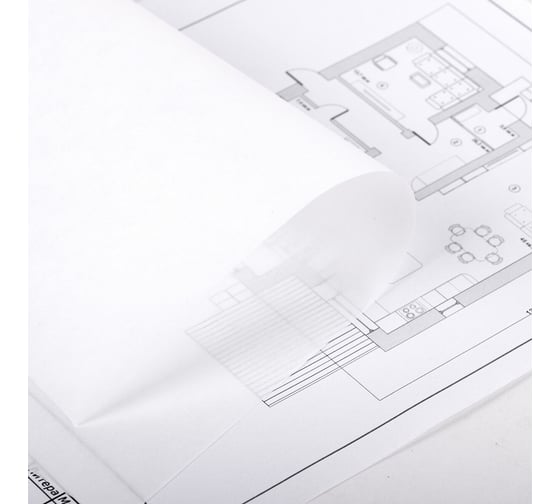 Калька для чертежных и дизайнерских работ папка, А3, 297x420мм, 40г/м2, 40 листов, , BRAUBERG 116374