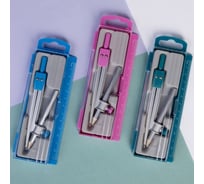 Циркуль HATBER LINE UP с карандашом в пластиковом пенале с европодвесом 085310