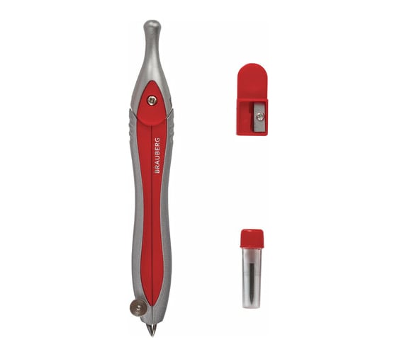 Готовальня BRAUBERG Extra 3 предмета, в пенале 210685
