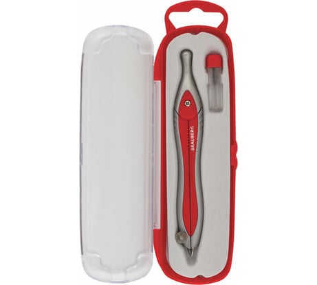 Готовальня BRAUBERG Extra 2 предмета, в пенале 210684