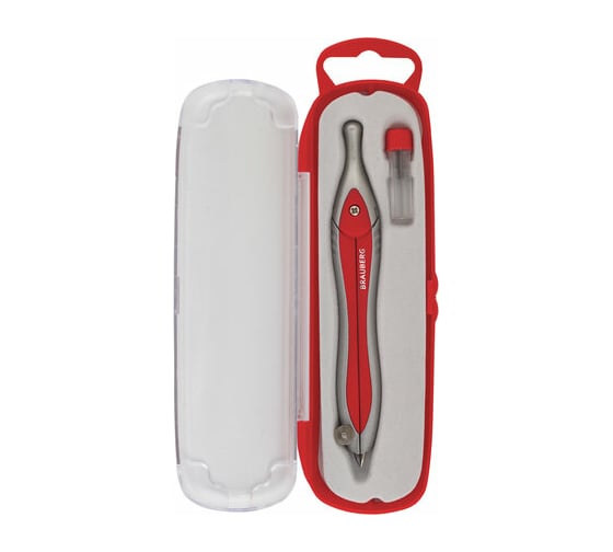 Готовальня BRAUBERG Extra 2 предмета, в пенале 210684 1