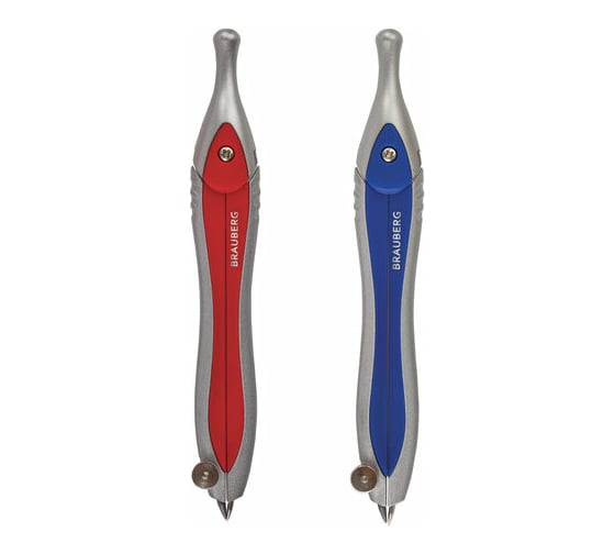 Готовальня BRAUBERG Extra 2 предмета, в пенале 210684