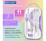 Готовальня SCHOOL KIT 11 предметов циркуль 115мм, чертежные принадлежности, лаванда, BRAUBERG 210714 2