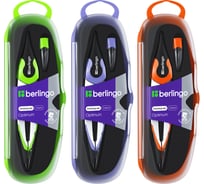 Готовальня BERLINGO Optimum 2 предмета, циркуль 135 мм, пластиковый футляр DS_00102