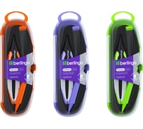 Готовальня BERLINGO Optimum +, 2 предмета, циркуль 135 мм, пластиковый футляр DS_00202
