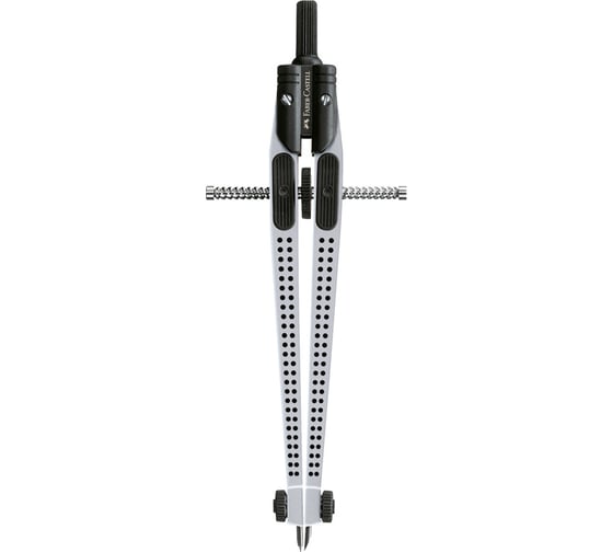 Циркуль Faber-Castell Grip с грифелями, пластиковый футляр 174472