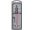 Циркуль Faber-Castell Grip дымчато-розовый, с грифелями, пластиковый футляр 174421 1