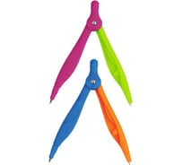 Пластиковый циркуль BERLINGO Supertwist 120 мм, безопасная игла CS_10101